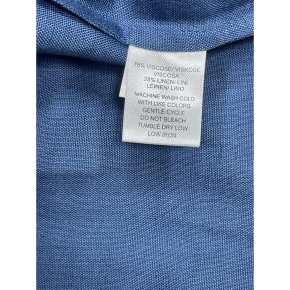 Anthropologie Corey Lynn Calter Jumpsuit Women Blue Sleeveless Linen Small NWT - Picture 9 of 10